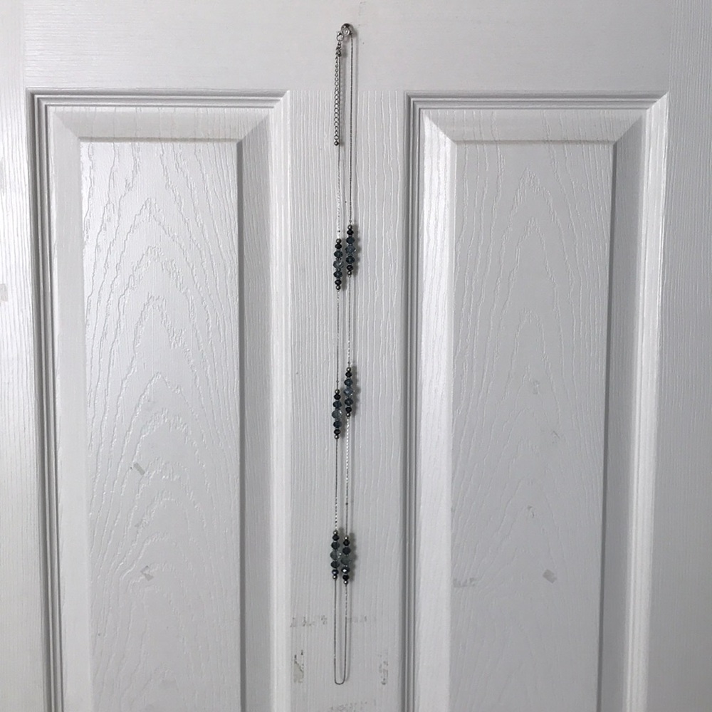 Blue and Silver long necklace